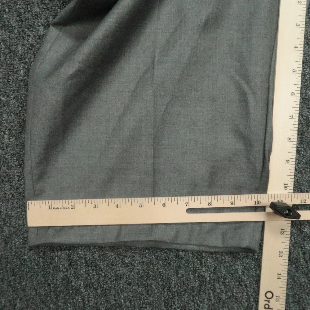 Zanella Pants Mens 46x22 Gray Wool Ken Quattro Lame Trousers NWT‎